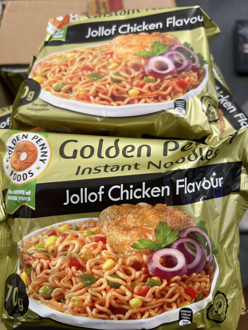 Golden penny instant noodles[ jollof chicken flavour] 70g 3 for £1